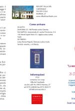 Il programma dell'edizione del Corso alla sede di Norma (LT)